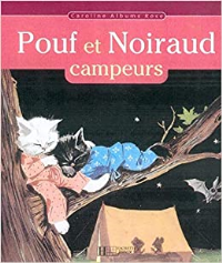 Pouf et Noiraud campeurs